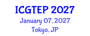 International Conference on Gas Turbines, Energy and Power (ICGTEP) January 07, 2027 - Tokyo, Japan International Conference on Gas Turbines, Energy and Power (ICGTEP) January 07, 2027 - Tokyo, Japan