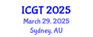 International Conference on Gas Turbines (ICGT) March 29, 2025 - Sydney, Australia
