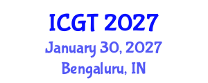 International Conference on Gas Turbines (ICGT) January 30, 2027 - Bengaluru, India International Conference on Gas Turbines (ICGT) January 30, 2027 - Bengaluru, India