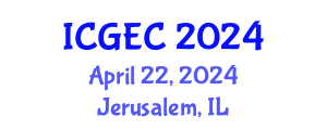 International Conference on Gastroenterology, Endoscopy and Colonoscopy (ICGEC) April 22, 2024 - Jerusalem, Israel