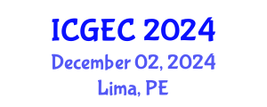 International Conference on Gastroenterology, Endoscopy and Colonoscopy (ICGEC) December 02, 2024 - Lima, Peru