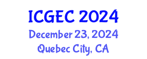 International Conference on Gastroenterology, Endoscopy and Colonoscopy (ICGEC) December 23, 2024 - Quebec City, Canada