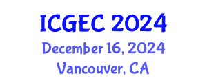 International Conference on Gastroenterology, Endoscopy and Colonoscopy (ICGEC) December 16, 2024 - Vancouver, Canada