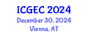 International Conference on Gastroenterology, Endoscopy and Colonoscopy (ICGEC) December 30, 2024 - Vienna, Austria