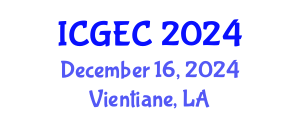 International Conference on Gastroenterology, Endoscopy and Colonoscopy (ICGEC) December 16, 2024 - Vientiane, Laos