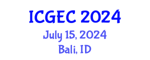 International Conference on Gastroenterology, Endoscopy and Colonoscopy (ICGEC) July 15, 2024 - Bali, Indonesia
