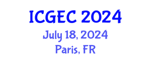 International Conference on Gastroenterology, Endoscopy and Colonoscopy (ICGEC) July 18, 2024 - Paris, France