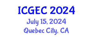 International Conference on Gastroenterology, Endoscopy and Colonoscopy (ICGEC) July 15, 2024 - Quebec City, Canada