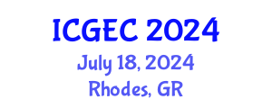 International Conference on Gastroenterology, Endoscopy and Colonoscopy (ICGEC) July 18, 2024 - Rhodes, Greece