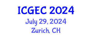 International Conference on Gastroenterology, Endoscopy and Colonoscopy (ICGEC) July 29, 2024 - Zurich, Switzerland