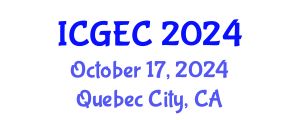International Conference on Gastroenterology, Endoscopy and Colonoscopy (ICGEC) October 17, 2024 - Quebec City, Canada