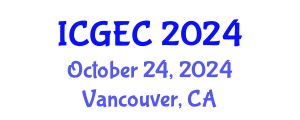 International Conference on Gastroenterology, Endoscopy and Colonoscopy (ICGEC) October 24, 2024 - Vancouver, Canada