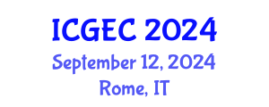 International Conference on Gastroenterology, Endoscopy and Colonoscopy (ICGEC) September 12, 2024 - Rome, Italy