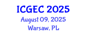 International Conference on Gastroenterology, Endoscopy and Colonoscopy (ICGEC) August 09, 2025 - Warsaw, Poland