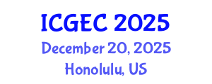 International Conference on Gastroenterology, Endoscopy and Colonoscopy (ICGEC) December 20, 2025 - Honolulu, United States