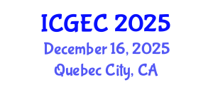 International Conference on Gastroenterology, Endoscopy and Colonoscopy (ICGEC) December 16, 2025 - Quebec City, Canada
