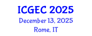International Conference on Gastroenterology, Endoscopy and Colonoscopy (ICGEC) December 13, 2025 - Rome, Italy
