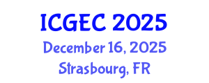 International Conference on Gastroenterology, Endoscopy and Colonoscopy (ICGEC) December 16, 2025 - Strasbourg, France