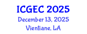 International Conference on Gastroenterology, Endoscopy and Colonoscopy (ICGEC) December 13, 2025 - Vientiane, Laos