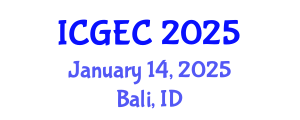International Conference on Gastroenterology, Endoscopy and Colonoscopy (ICGEC) January 14, 2025 - Bali, Indonesia