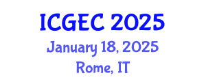 International Conference on Gastroenterology, Endoscopy and Colonoscopy (ICGEC) January 18, 2025 - Rome, Italy