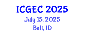 International Conference on Gastroenterology, Endoscopy and Colonoscopy (ICGEC) July 15, 2025 - Bali, Indonesia