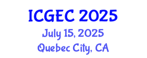 International Conference on Gastroenterology, Endoscopy and Colonoscopy (ICGEC) July 15, 2025 - Quebec City, Canada