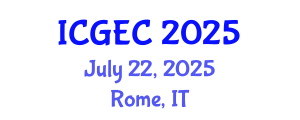 International Conference on Gastroenterology, Endoscopy and Colonoscopy (ICGEC) July 22, 2025 - Rome, Italy