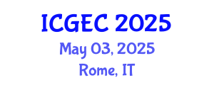 International Conference on Gastroenterology, Endoscopy and Colonoscopy (ICGEC) May 03, 2025 - Rome, Italy