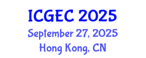 International Conference on Gastroenterology, Endoscopy and Colonoscopy (ICGEC) September 27, 2025 - Hong Kong, China