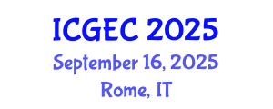 International Conference on Gastroenterology, Endoscopy and Colonoscopy (ICGEC) September 16, 2025 - Rome, Italy