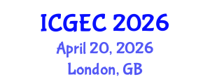 International Conference on Gastroenterology, Endoscopy and Colonoscopy (ICGEC) April 20, 2026 - London, United Kingdom International Conference on Gastroenterology, Endoscopy and Colonoscopy (ICGEC) April 20, 2026 - London, United Kingdom