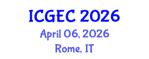 International Conference on Gastroenterology, Endoscopy and Colonoscopy (ICGEC) April 06, 2026 - Rome, Italy