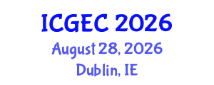 International Conference on Gastroenterology, Endoscopy and Colonoscopy (ICGEC) August 28, 2026 - Dublin, Ireland International Conference on Gastroenterology, Endoscopy and Colonoscopy (ICGEC) August 28, 2026 - Dublin, Ireland