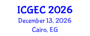 International Conference on Gastroenterology, Endoscopy and Colonoscopy (ICGEC) December 13, 2026 - Cairo, Egypt International Conference on Gastroenterology, Endoscopy and Colonoscopy (ICGEC) December 13, 2026 - Cairo, Egypt