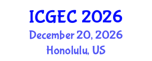 International Conference on Gastroenterology, Endoscopy and Colonoscopy (ICGEC) December 20, 2026 - Honolulu, United States International Conference on Gastroenterology, Endoscopy and Colonoscopy (ICGEC) December 20, 2026 - Honolulu, United States