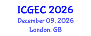 International Conference on Gastroenterology, Endoscopy and Colonoscopy (ICGEC) December 09, 2026 - London, United Kingdom International Conference on Gastroenterology, Endoscopy and Colonoscopy (ICGEC) December 09, 2026 - London, United Kingdom