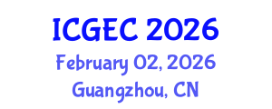 International Conference on Gastroenterology, Endoscopy and Colonoscopy (ICGEC) February 02, 2026 - Guangzhou, China International Conference on Gastroenterology, Endoscopy and Colonoscopy (ICGEC) February 02, 2026 - Guangzhou, China