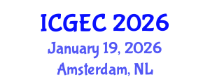 International Conference on Gastroenterology, Endoscopy and Colonoscopy (ICGEC) January 19, 2026 - Amsterdam, Netherlands International Conference on Gastroenterology, Endoscopy and Colonoscopy (ICGEC) January 19, 2026 - Amsterdam, Netherlands