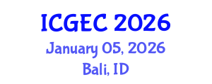 International Conference on Gastroenterology, Endoscopy and Colonoscopy (ICGEC) January 05, 2026 - Bali, Indonesia International Conference on Gastroenterology, Endoscopy and Colonoscopy (ICGEC) January 05, 2026 - Bali, Indonesia