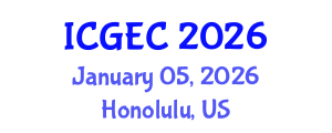 International Conference on Gastroenterology, Endoscopy and Colonoscopy (ICGEC) January 05, 2026 - Honolulu, United States International Conference on Gastroenterology, Endoscopy and Colonoscopy (ICGEC) January 05, 2026 - Honolulu, United States