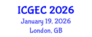 International Conference on Gastroenterology, Endoscopy and Colonoscopy (ICGEC) January 19, 2026 - London, United Kingdom International Conference on Gastroenterology, Endoscopy and Colonoscopy (ICGEC) January 19, 2026 - London, United Kingdom