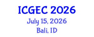 International Conference on Gastroenterology, Endoscopy and Colonoscopy (ICGEC) July 15, 2026 - Bali, Indonesia International Conference on Gastroenterology, Endoscopy and Colonoscopy (ICGEC) July 15, 2026 - Bali, Indonesia