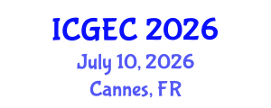 International Conference on Gastroenterology, Endoscopy and Colonoscopy (ICGEC) July 10, 2026 - Cannes, France International Conference on Gastroenterology, Endoscopy and Colonoscopy (ICGEC) July 10, 2026 - Cannes, France
