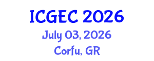 International Conference on Gastroenterology, Endoscopy and Colonoscopy (ICGEC) July 03, 2026 - Corfu, Greece