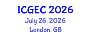 International Conference on Gastroenterology, Endoscopy and Colonoscopy (ICGEC) July 26, 2026 - London, United Kingdom International Conference on Gastroenterology, Endoscopy and Colonoscopy (ICGEC) July 26, 2026 - London, United Kingdom