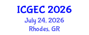 International Conference on Gastroenterology, Endoscopy and Colonoscopy (ICGEC) July 24, 2026 - Rhodes, Greece International Conference on Gastroenterology, Endoscopy and Colonoscopy (ICGEC) July 24, 2026 - Rhodes, Greece