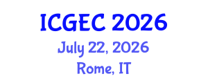 International Conference on Gastroenterology, Endoscopy and Colonoscopy (ICGEC) July 22, 2026 - Rome, Italy International Conference on Gastroenterology, Endoscopy and Colonoscopy (ICGEC) July 22, 2026 - Rome, Italy