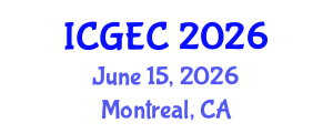 International Conference on Gastroenterology, Endoscopy and Colonoscopy (ICGEC) June 15, 2026 - Montreal, Canada