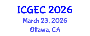International Conference on Gastroenterology, Endoscopy and Colonoscopy (ICGEC) March 23, 2026 - Ottawa, Canada International Conference on Gastroenterology, Endoscopy and Colonoscopy (ICGEC) March 23, 2026 - Ottawa, Canada